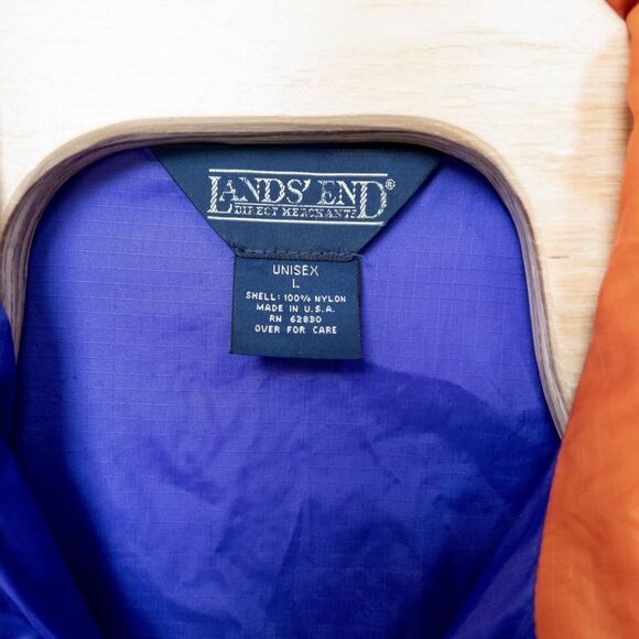 Vintage Lands End Early 90’s Windbreaker Size Large‎ Unisex - Picture 3 of 8
